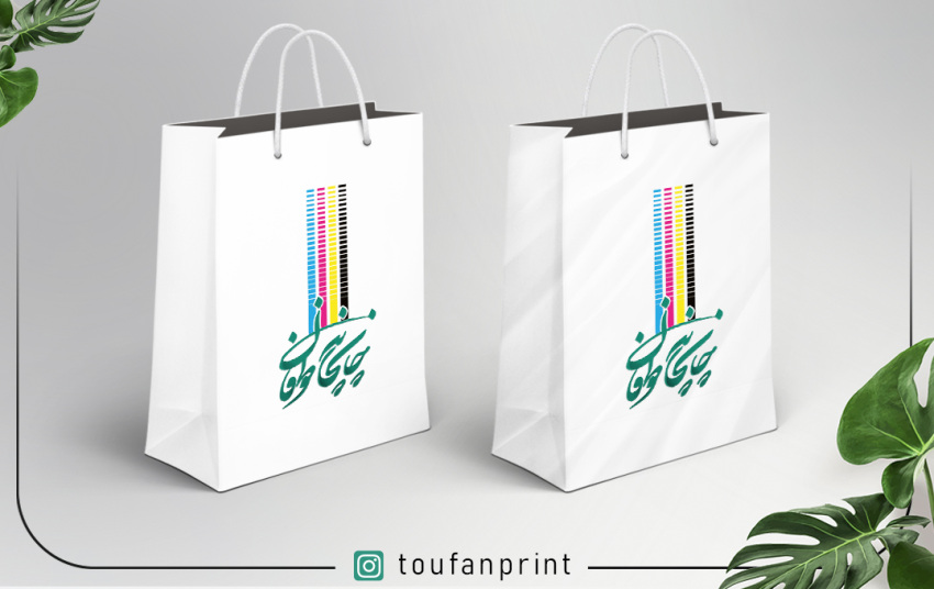 ساک دستی گلاسه 200 گرمی / چهاررنگ / روکش سلفون